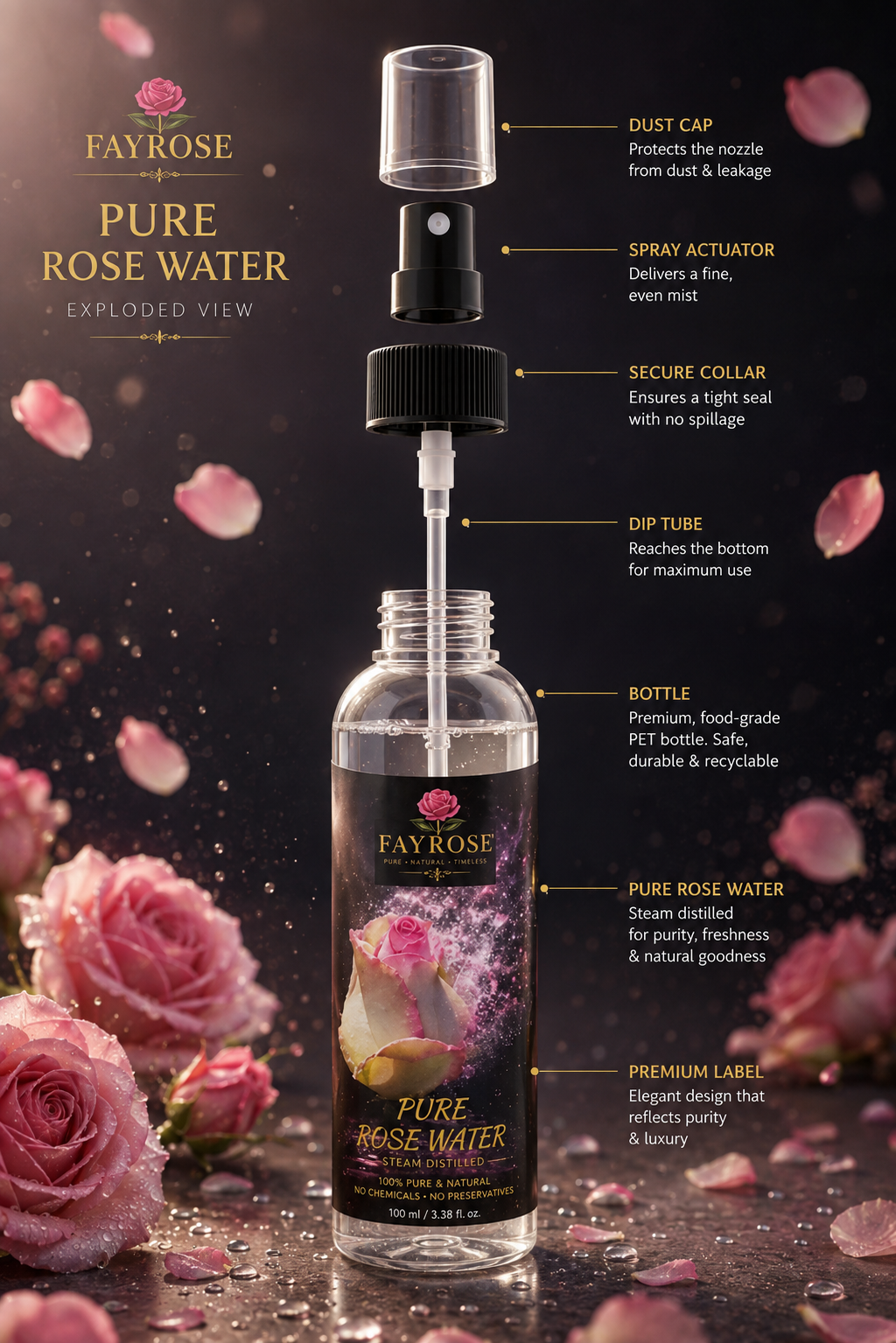 FAYROSE- ROSE HYDROSOL